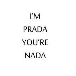 canzone i'm prada you're nada